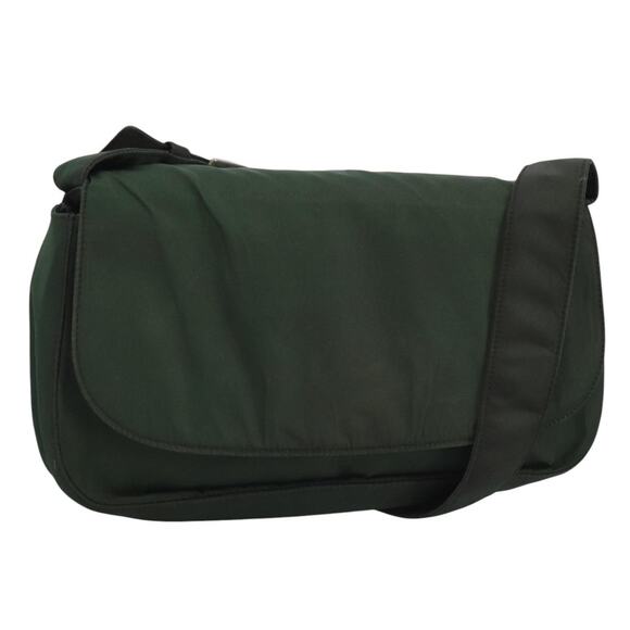 PRADA Shoulder Bag Nylon Green - Picture 1 of 12